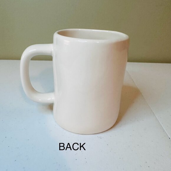 Rae Dunn By Magenta SANTA'S HELPER Ceramic Coffee Mug White With Red Letters - Picture 4 of 7